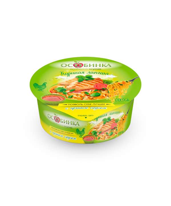 Упаковка Лапша быстрого приготовления - аренда торгового знака Особинка